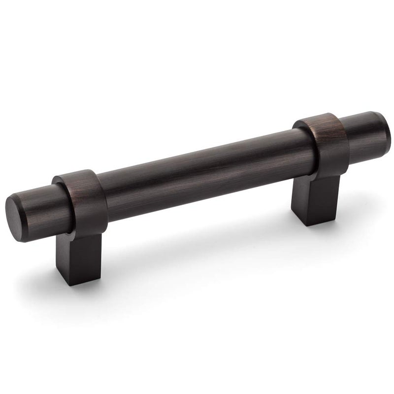 Cosmas 10 Pack 161-3ORB Oil Rubbed Bronze Cabinet Bar Handle Pull - 3" Inch (76mm) Hole Centers